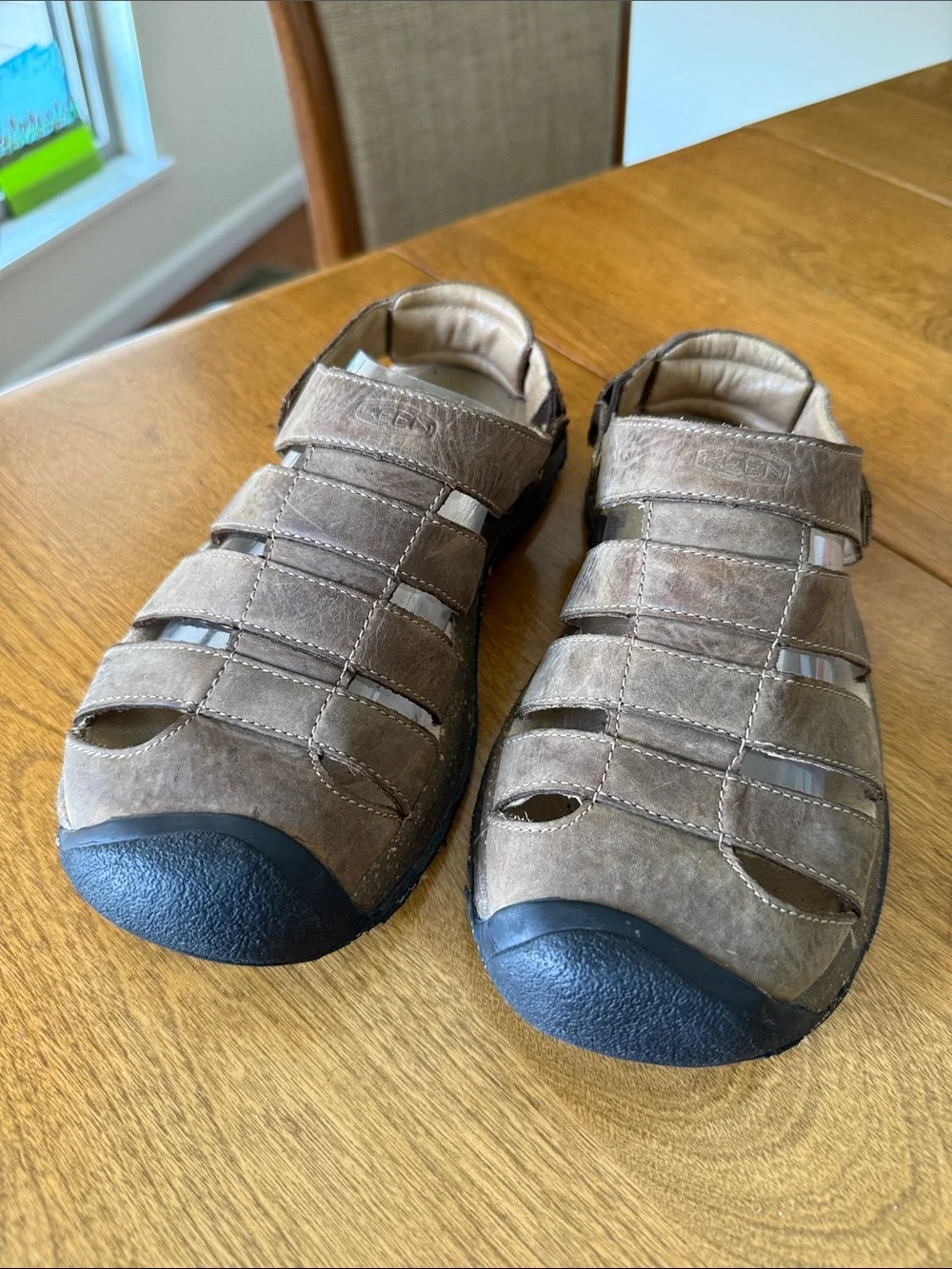 Keen Brown Men's Closed-Toe Fisherman Sandals